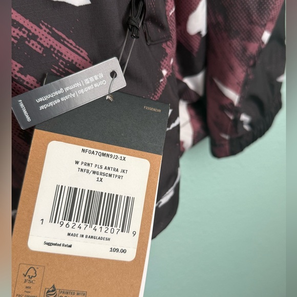 North face new w tags jacket size 1X - Picture 9 of 9